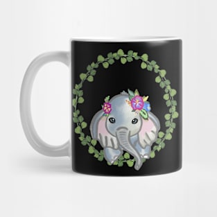 Cute Baby Elephants Mug